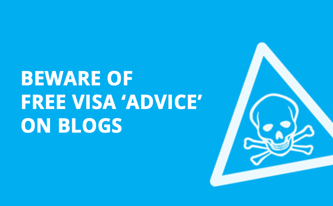 Beware of Free Visa Advice on Blogs